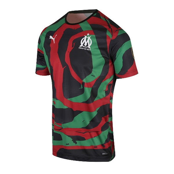 Thailandia Maglia Marsiglia OM Africa 2021/22 Nero Verde Rosso